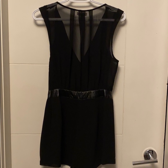 Black sheer romper - Picture 3 of 5